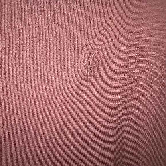 All Saints Francesco Rita Ranskull T-Shirt Mauve - Picture 4 of 4